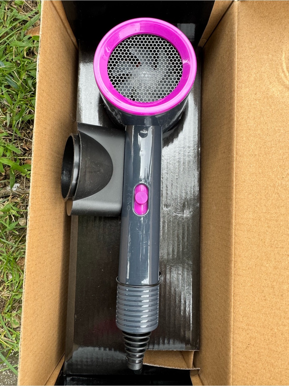 Piececool Black Hair Dryer - Strong Wind Performance